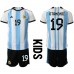 Argentina Nicolas Otamendi #19 Hjemmedraktsett Barn VM 2022 Korte ermer (+ Korte bukser)